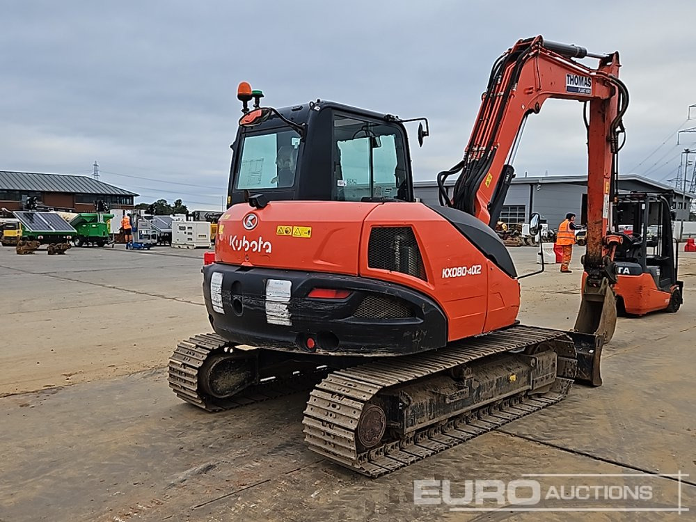 2020 Kubota KX080-4A2 - Mini excavator: picture 5 2020 Kubota KX080-4A2 - Mini excavator: picture 5