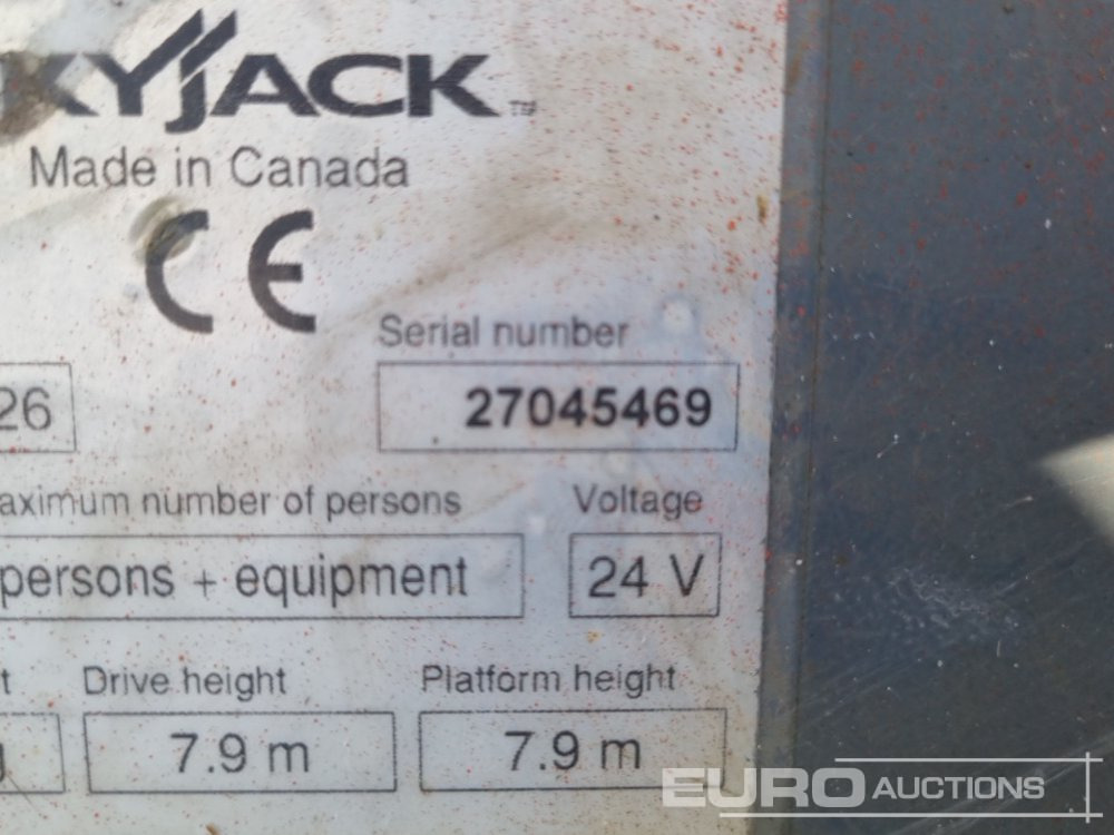Aerial platform 2020 SkyJack SJ3226: picture 31