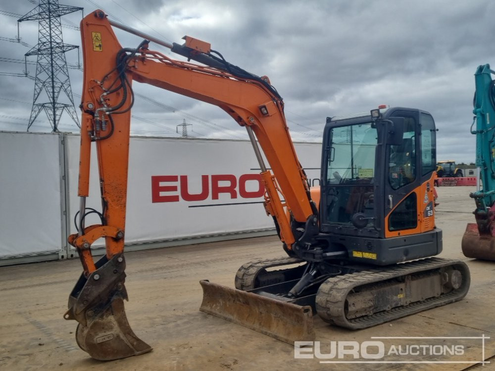 2021 Doosan DX63-3 - Mini excavator: picture 1 2021 Doosan DX63-3 - Mini excavator: picture 1