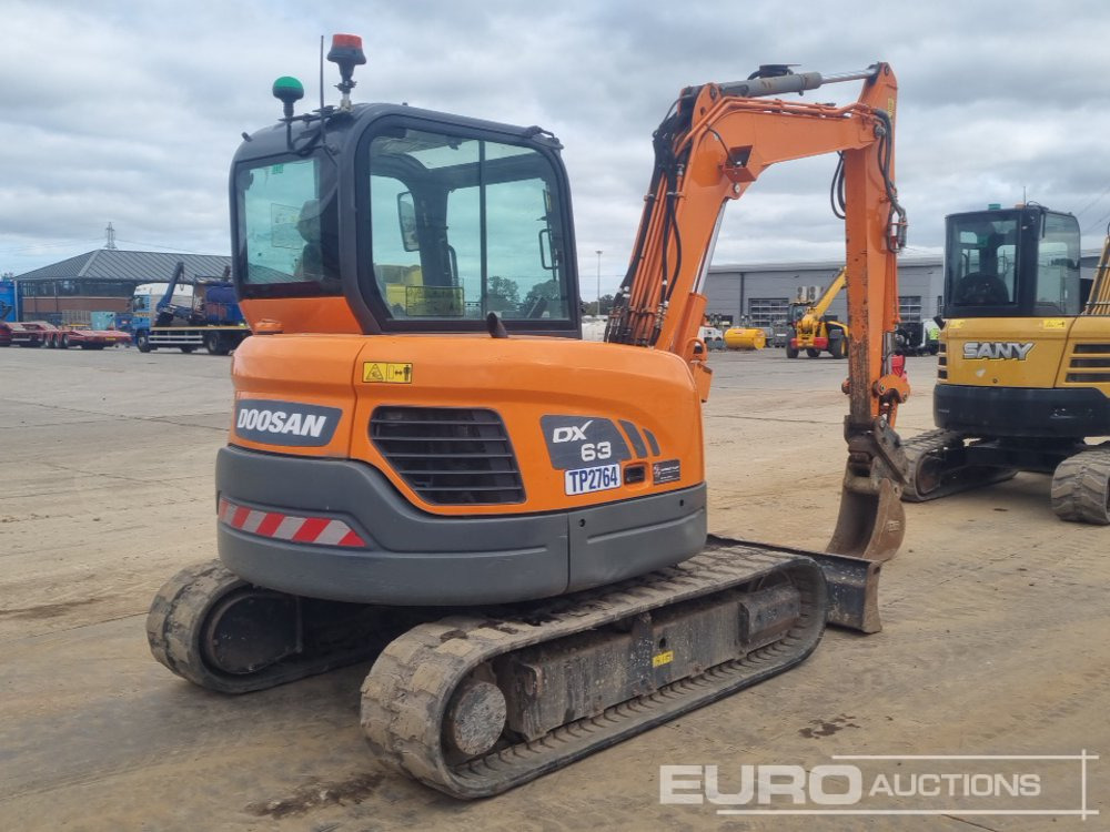 2021 Doosan DX63-3 - Mini excavator: picture 5 2021 Doosan DX63-3 - Mini excavator: picture 5