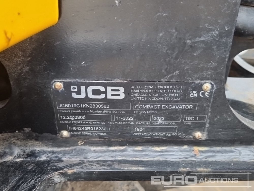 Mini excavator 2021 JCB 19C-1: picture 34