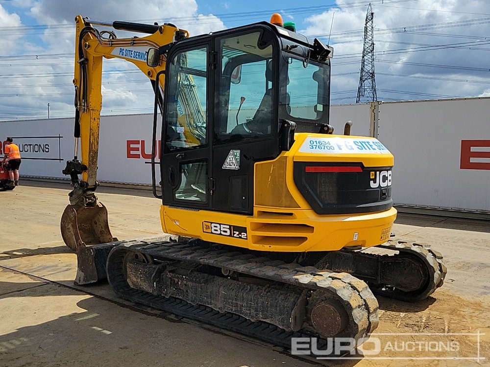 2021 JCB 85Z-2 - Mini excavator: picture 3 2021 JCB 85Z-2 - Mini excavator: picture 3