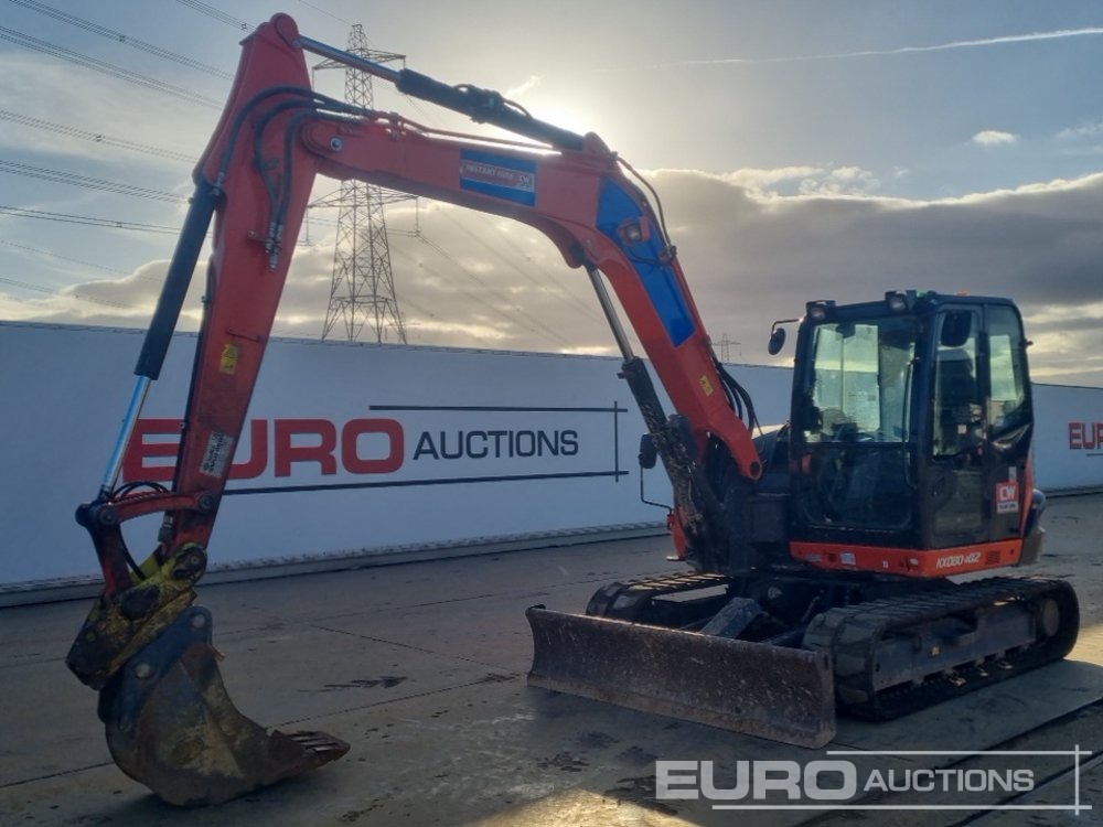 2021 Kubota KX080-4A2 - Mini excavator: picture 1 2021 Kubota KX080-4A2 - Mini excavator: picture 1