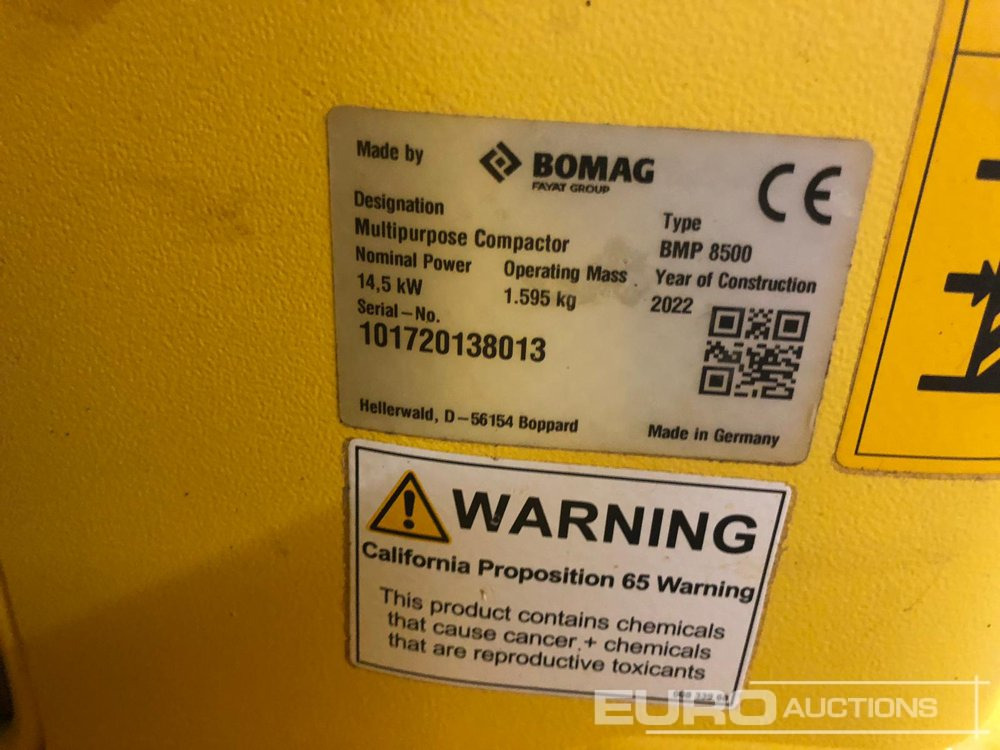 Asphalt machine 2022 Bomag BMP8500: picture 6
