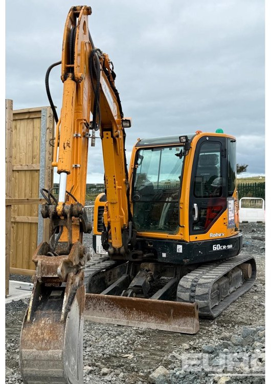 2022 Hyundai R60CR-9A - Mini excavator: picture 1 2022 Hyundai R60CR-9A - Mini excavator: picture 1