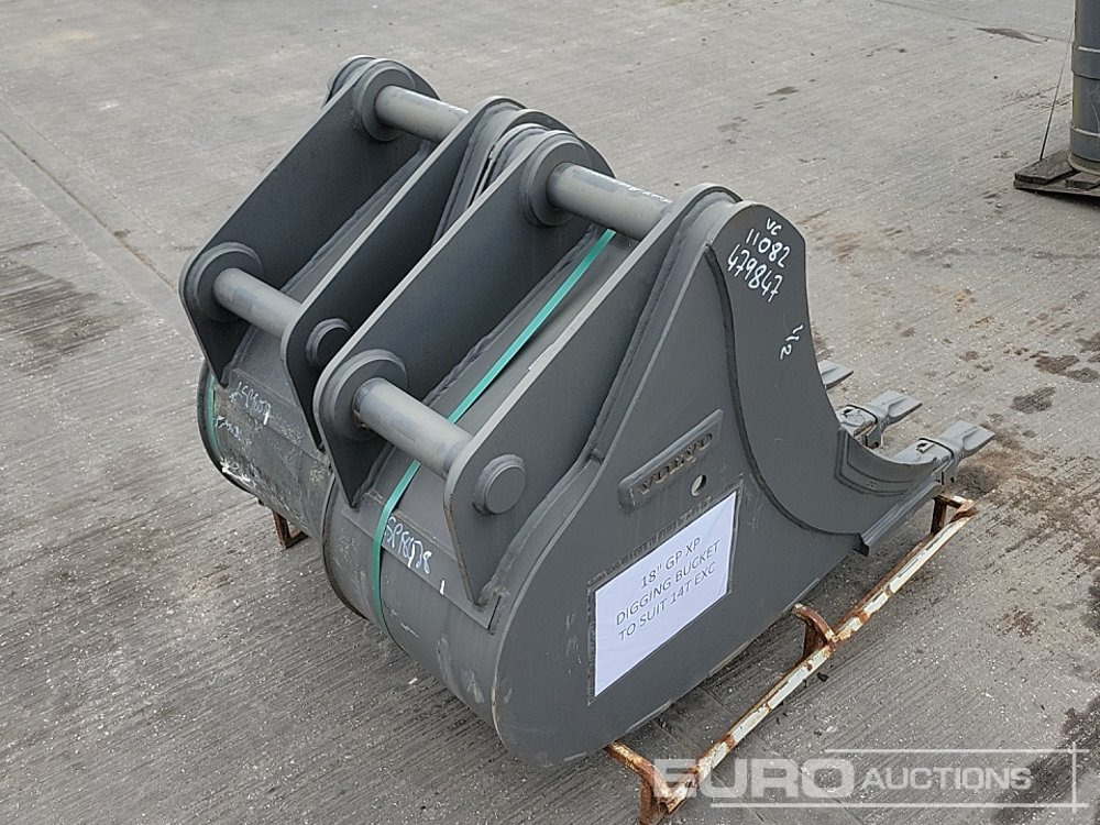 2023 Volvo 18", 18" Scoop Bucket 65mm Pin to suit 13 Ton Excavator - Bucket: picture 5 2023 Volvo 18", 18" Scoop Bucket 65mm Pin to suit 13 Ton Excavator - Bucket: picture 5