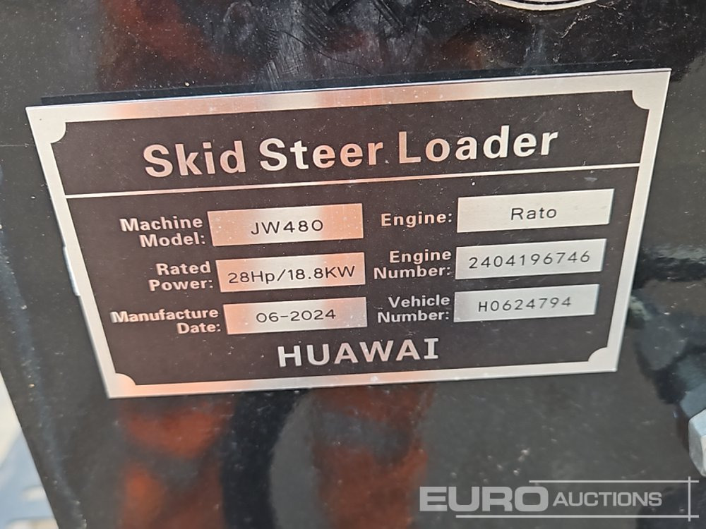Skid steer loader 2024 Huawai JW480: picture 38