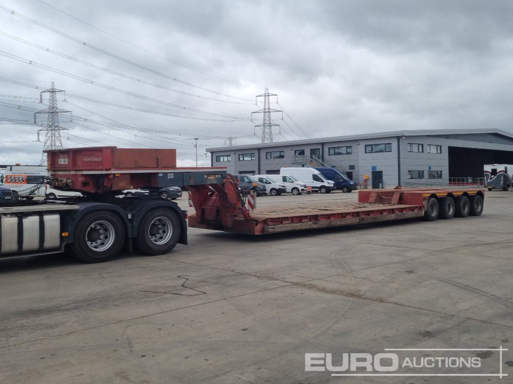 4 Axle Drop Neck Low Loader Trailer, Power Steer, 3" Pin - Low loader semi-trailer: picture 1 4 Axle Drop Neck Low Loader Trailer, Power Steer, 3" Pin - Low loader semi-trailer: picture 1