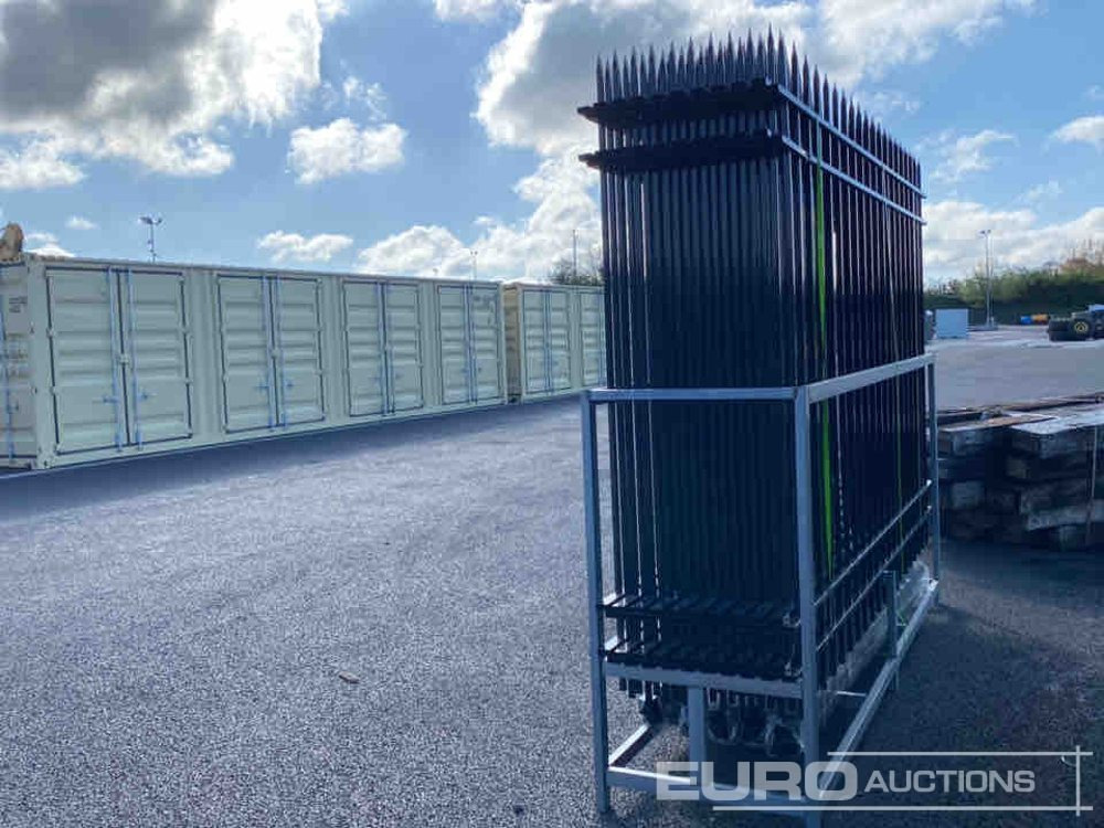 Unused 2025 3m x 2m Iron Fencing Panels (20 of) Posts (21 of) - Agricultural machinery: picture 4 Unused 2025 3m x 2m Iron Fencing Panels (20 of) Posts (21 of) - Agricultural machinery: picture 4