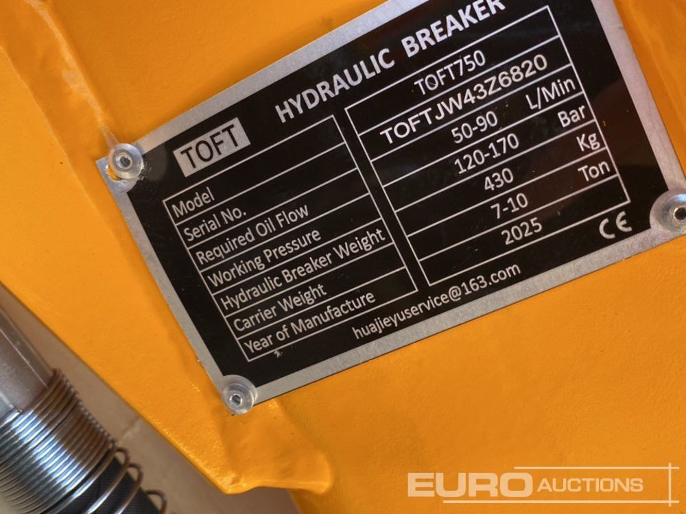 Attachment for Excavator Unused 2025 Toft TOFT750: picture 7