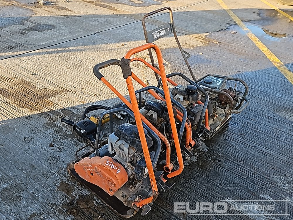 Belle LC3251 Petrol Compaction Plate, Honda Engine (3 of), Wacker Neuson WP1550A Petrol Compaction Plate (Parts Missing), JCB Hydraulic Handheld Breaker - Asphalt machine: picture 1 Belle LC3251 Petrol Compaction Plate, Honda Engine (3 of), Wacker Neuson WP1550A Petrol Compaction Plate (Parts Missing), JCB Hydraulic Handheld Breaker - Asphalt machine: picture 1