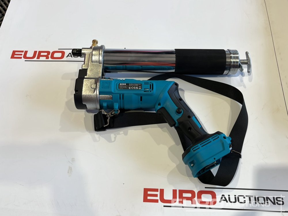 Construction equipment Boss 21 Volt Lithium Battery Cordless Grease Gun, 2 Batteries, Charger, Case, Shoulder Strap, Extension Pieces and Fittings: picture 10