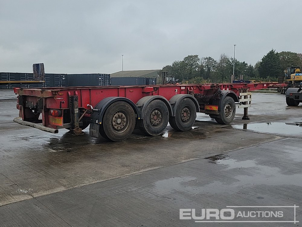 Dennison 4 Axle 2x20`Twist & Lock Multi-Functional Skeleton Trailer - Dropside/ Flatbed semi-trailer: picture 5 Dennison 4 Axle 2x20`Twist & Lock Multi-Functional Skeleton Trailer - Dropside/ Flatbed semi-trailer: picture 5