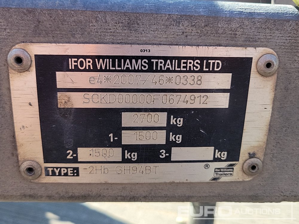 Plant trailer Ifor Williams GH94BT: picture 21