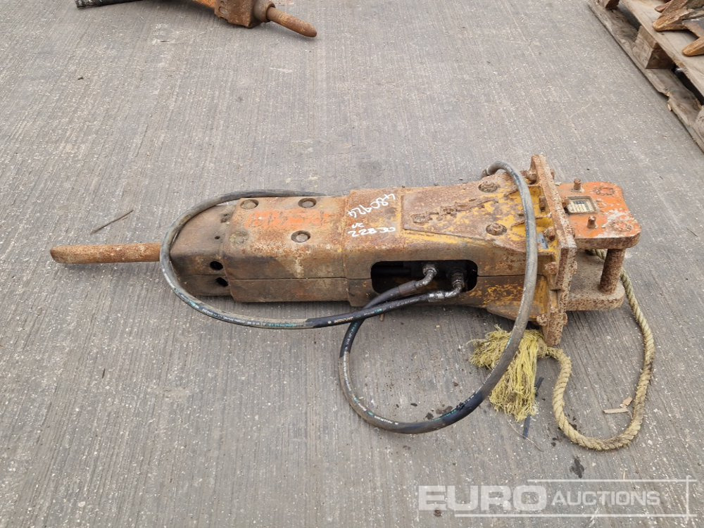 Indeco Hydraulic Breaker 35mm Pin to suit Mini Excavator - Hydraulic hammer: picture 2 Indeco Hydraulic Breaker 35mm Pin to suit Mini Excavator - Hydraulic hammer: picture 2