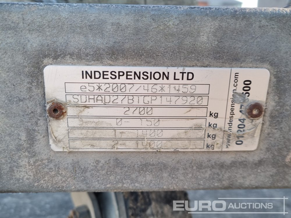 Plant trailer Indespension 2.7 Ton: picture 23