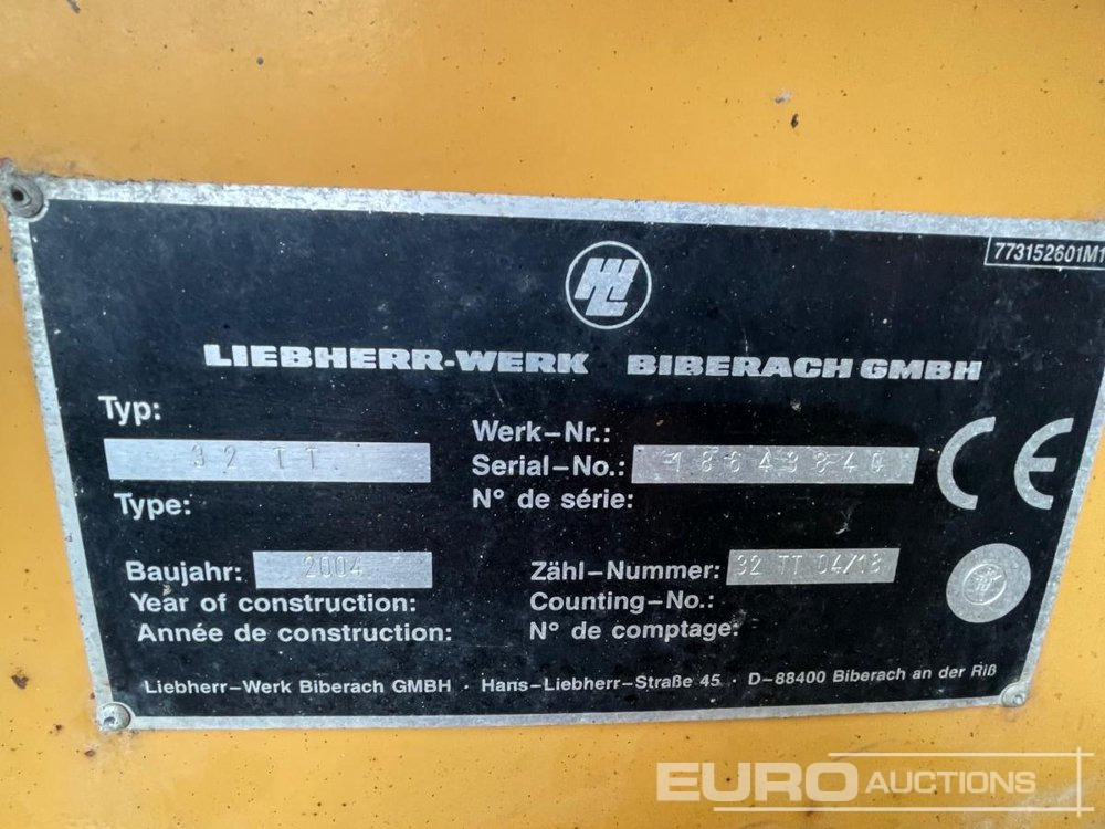 Liebherr 32TT - Self-erecting tower crane: picture 4 Liebherr 32TT - Self-erecting tower crane: picture 4