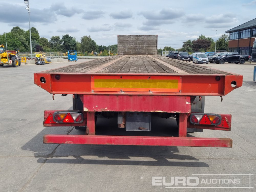 M & G Trailers Tri Axle Flatbed Trailer, Rear Lift Axle, Twist Locks - Dropside/ Flatbed semi-trailer: picture 4 M & G Trailers Tri Axle Flatbed Trailer, Rear Lift Axle, Twist Locks - Dropside/ Flatbed semi-trailer: picture 4