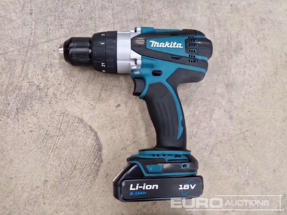 Makita 18v Drill and Impactor Set, Battery, 240v Charger - Construction equipment: picture 5 Makita 18v Drill and Impactor Set, Battery, 240v Charger - Construction equipment: picture 5