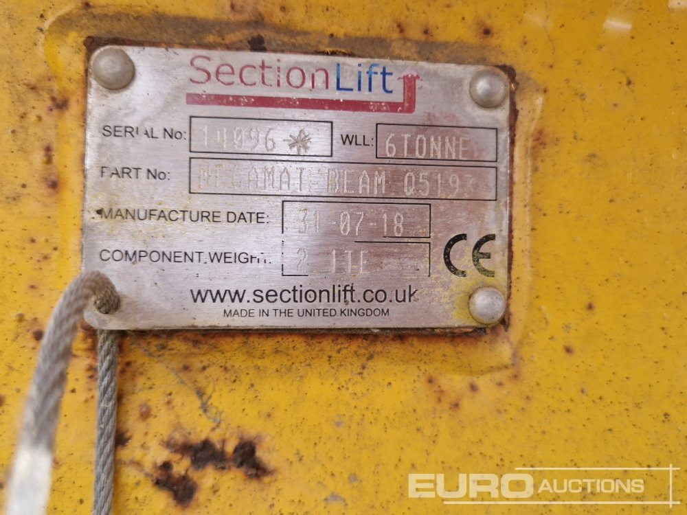Material handling equipment Section lifting Adjustable Lifting Beam & Chains: picture 25