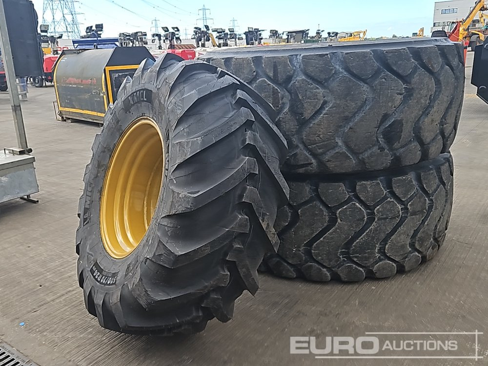 Michelin 26.5R25 Tyre (2 of), 500/70-24 Tye & Rim - Tire: picture 3 Michelin 26.5R25 Tyre (2 of), 500/70-24 Tye & Rim - Tire: picture 3