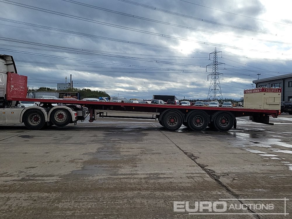 Montracon Tri Axle Flat Bed Trailer - Dropside/ Flatbed semi-trailer: picture 2 Montracon Tri Axle Flat Bed Trailer - Dropside/ Flatbed semi-trailer: picture 2