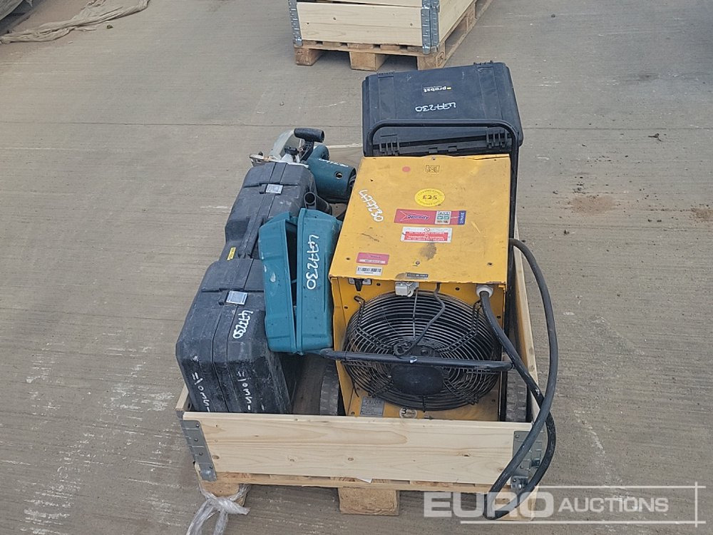 Probst FXAH120 Cordless Vacuum Lift (3 of), Makita 110 Volt Circular Saw, Makita Cordless Resipricating Saw, 415 Volt Masters Space Heater, 110 Volt Milwaukee Hammer Drill - Construction equipment: picture 4 Probst FXAH120 Cordless Vacuum Lift (3 of), Makita 110 Volt Circular Saw, Makita Cordless Resipricating Saw, 415 Volt Masters Space Heater, 110 Volt Milwaukee Hammer Drill - Construction equipment: picture 4
