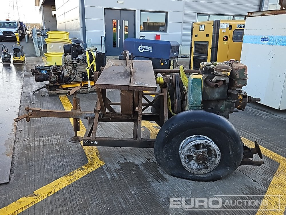 Single Axle Draw Table Saw, Lister Dursley Engine - Construction equipment: picture 2 Single Axle Draw Table Saw, Lister Dursley Engine - Construction equipment: picture 2