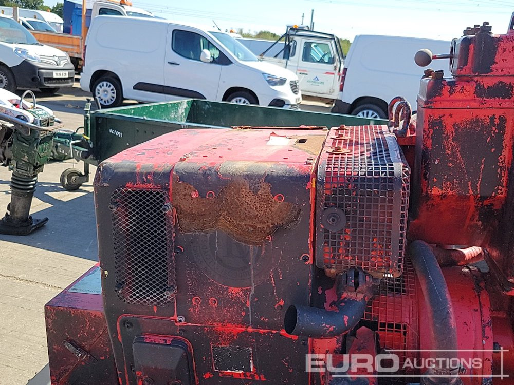 Water pump Sykes 4" Single Axle Waterpump, Hatz Engine: picture 17