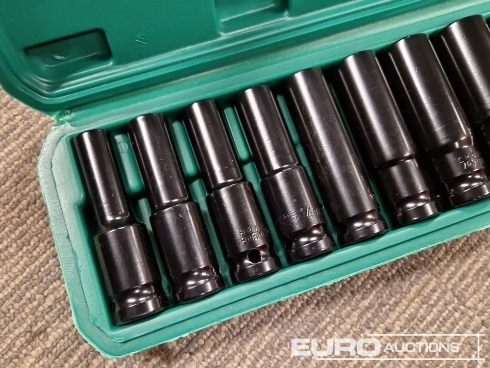 Unused 1/2" Deep Socket Set 10Pcs 10-24mm - Workshop equipment: picture 4 Unused 1/2" Deep Socket Set 10Pcs 10-24mm - Workshop equipment: picture 4
