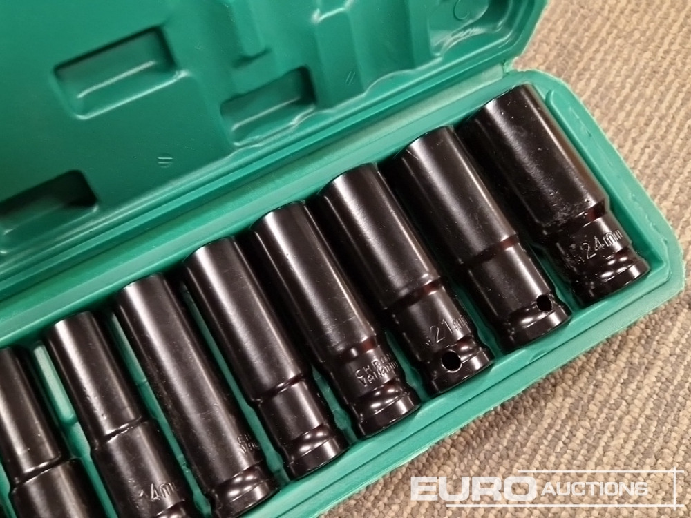 Unused 1/2" Deep Socket Set 10Pcs 10-24mm - Workshop equipment: picture 5 Unused 1/2" Deep Socket Set 10Pcs 10-24mm - Workshop equipment: picture 5