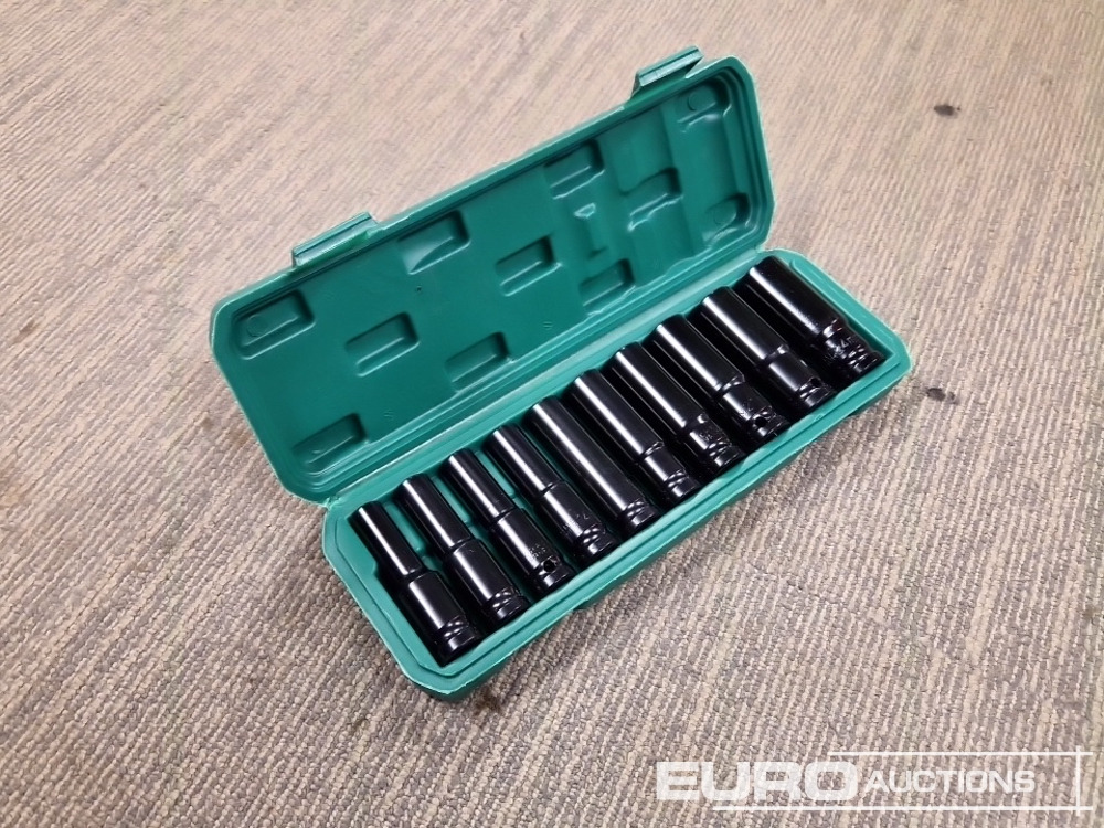 Unused 1/2" Deep Socket Set 10Pcs 10-24mm - Workshop equipment: picture 2 Unused 1/2" Deep Socket Set 10Pcs 10-24mm - Workshop equipment: picture 2