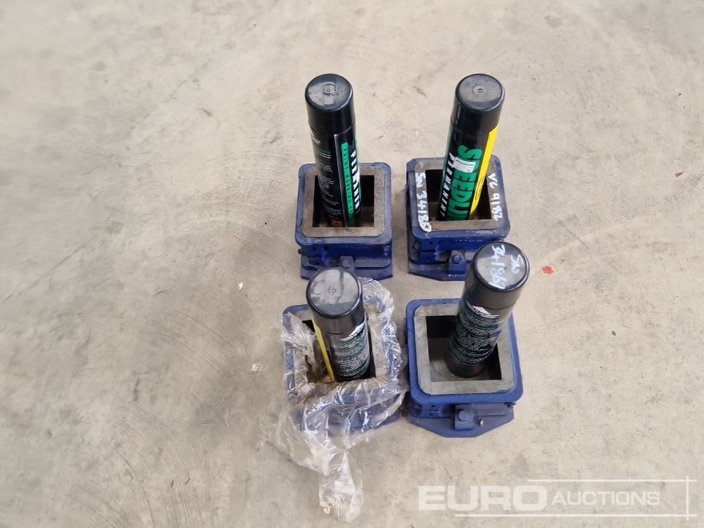 Unused 100mm Concrete Mould (4 of) & Defiance Black Paint Marker (4 of) - Workshop equipment: picture 2 Unused 100mm Concrete Mould (4 of) & Defiance Black Paint Marker (4 of) - Workshop equipment: picture 2
