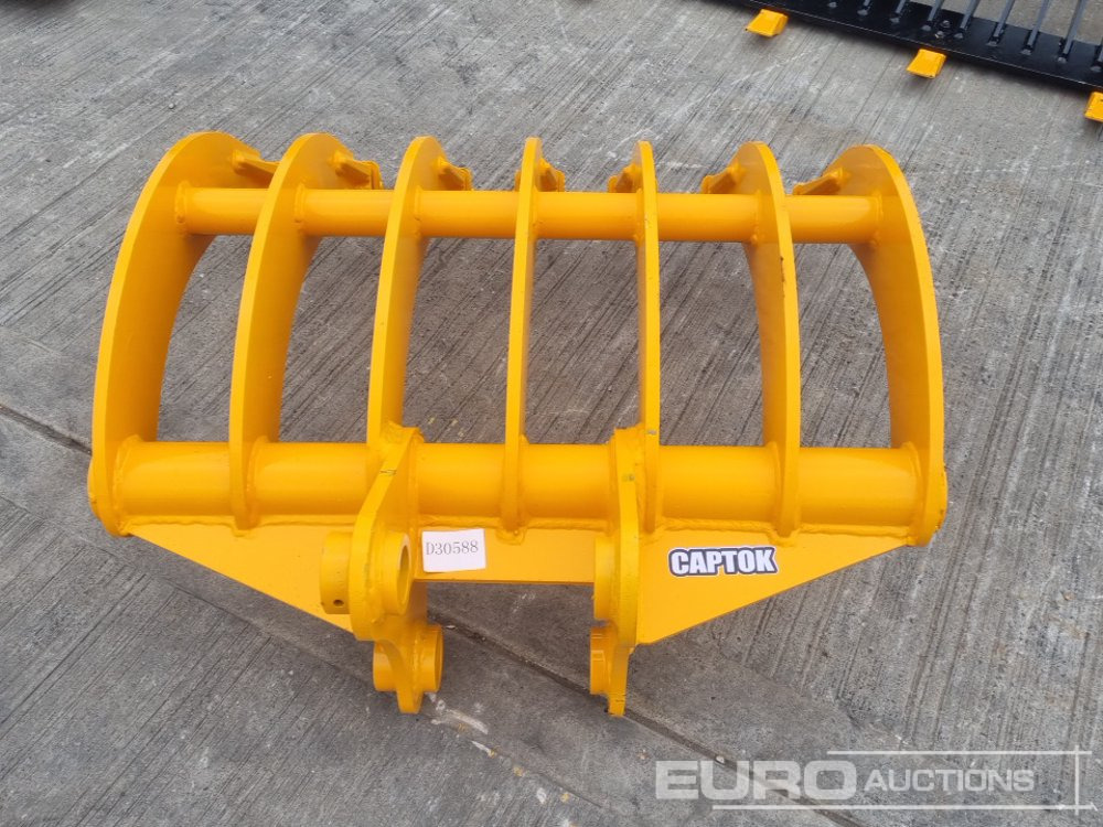 Unused 2025 Captok 34" Rake 45mm Pin to suit 4-6 Ton Excavator - Bucket: picture 4 Unused 2025 Captok 34" Rake 45mm Pin to suit 4-6 Ton Excavator - Bucket: picture 4