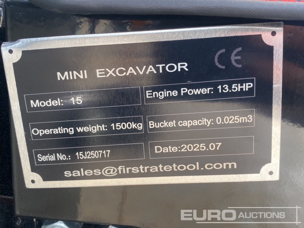 Mini excavator Unused 2025 Miva VA15: picture 24
