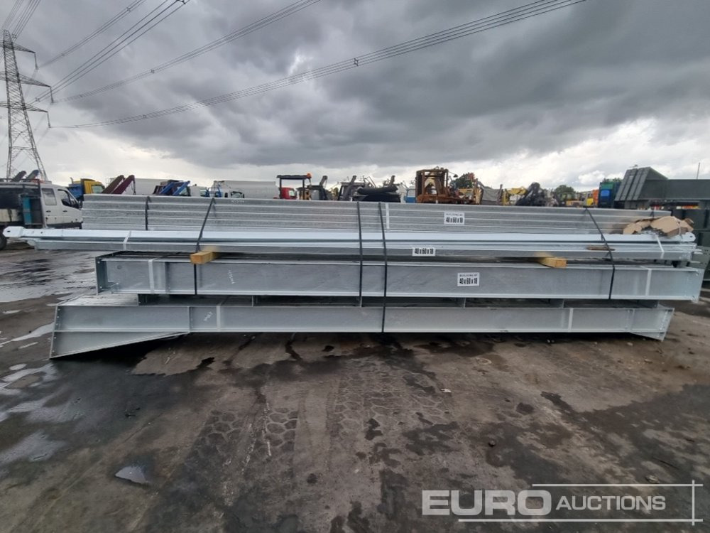 Unused 40 x 60 x 18 Galvanised Steel Frame Building - Construction container: picture 2 Unused 40 x 60 x 18 Galvanised Steel Frame Building - Construction container: picture 2