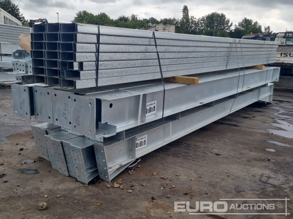 Unused 40 x 60 x 18 Galvanised Steel Frame Building - Construction container: picture 5 Unused 40 x 60 x 18 Galvanised Steel Frame Building - Construction container: picture 5