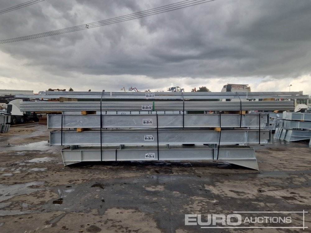 Unused 60 x 30 x 16 Galvanised Steel Frame Building - Construction container: picture 2 Unused 60 x 30 x 16 Galvanised Steel Frame Building - Construction container: picture 2