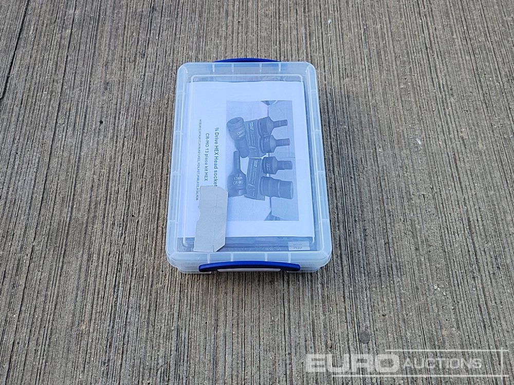 Unused Solid X 3/4" Drive Impact Socket HEX Set (H10, H12, H14, H17, H19, H21, H22, H24, H27, H30, H32, H34, H36MM) - Workshop equipment: picture 1 Unused Solid X 3/4" Drive Impact Socket HEX Set (H10, H12, H14, H17, H19, H21, H22, H24, H27, H30, H32, H34, H36MM) - Workshop equipment: picture 1