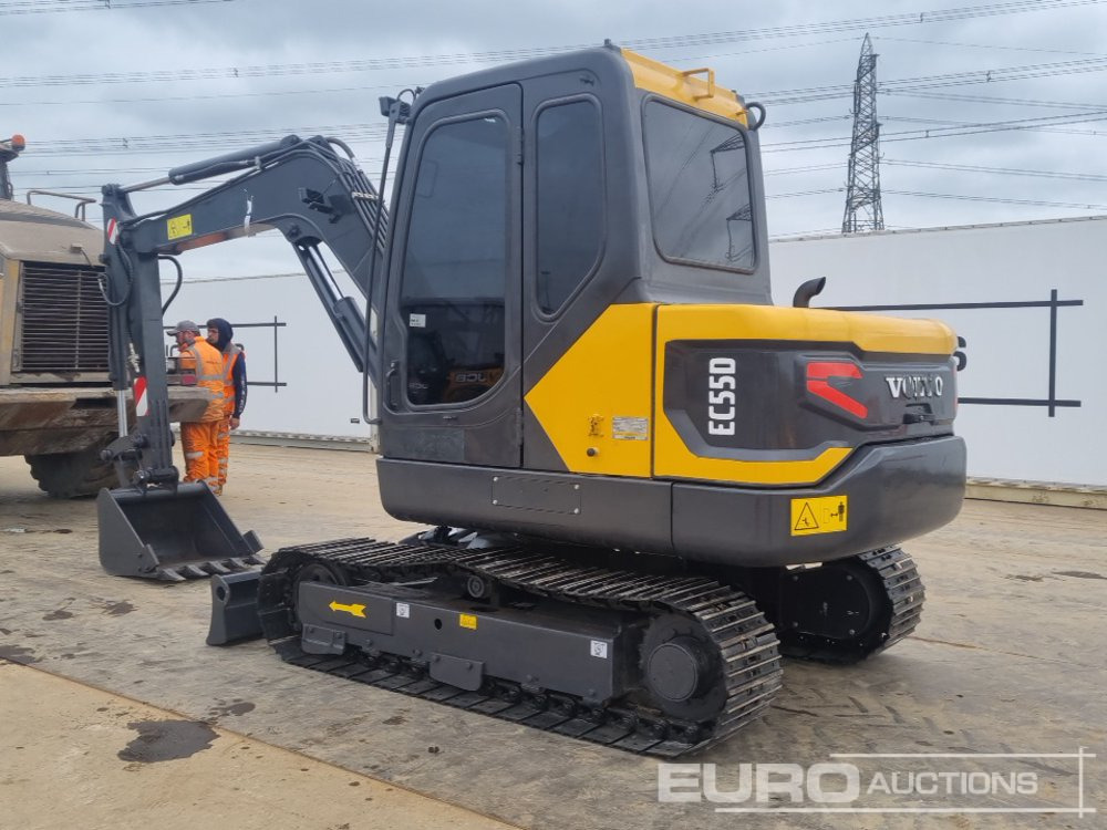Volvo EC55D - Mini excavator: picture 3 Volvo EC55D - Mini excavator: picture 3