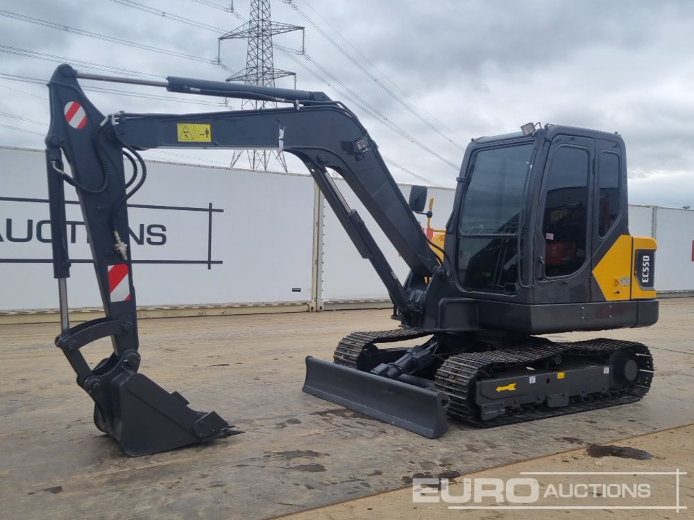 Volvo EC55D - Mini excavator: picture 1 Volvo EC55D - Mini excavator: picture 1