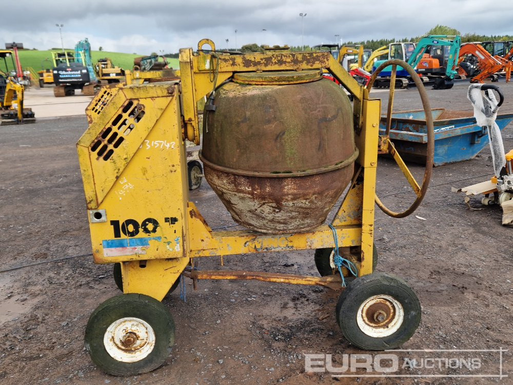 Winget 100T Diesel Cement Mixer, Yanmar Engine - Concrete mixer: picture 2 Winget 100T Diesel Cement Mixer, Yanmar Engine - Concrete mixer: picture 2