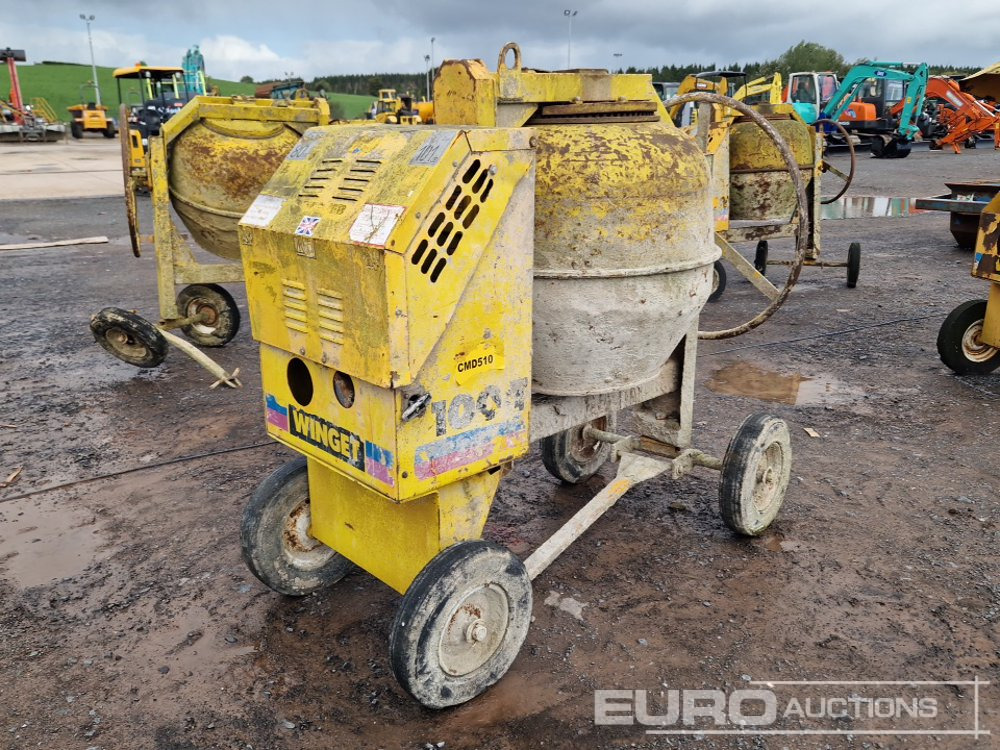 Winget 100T Diesel Cement Mixer, Yanmar Engine - Concrete mixer: picture 1 Winget 100T Diesel Cement Mixer, Yanmar Engine - Concrete mixer: picture 1