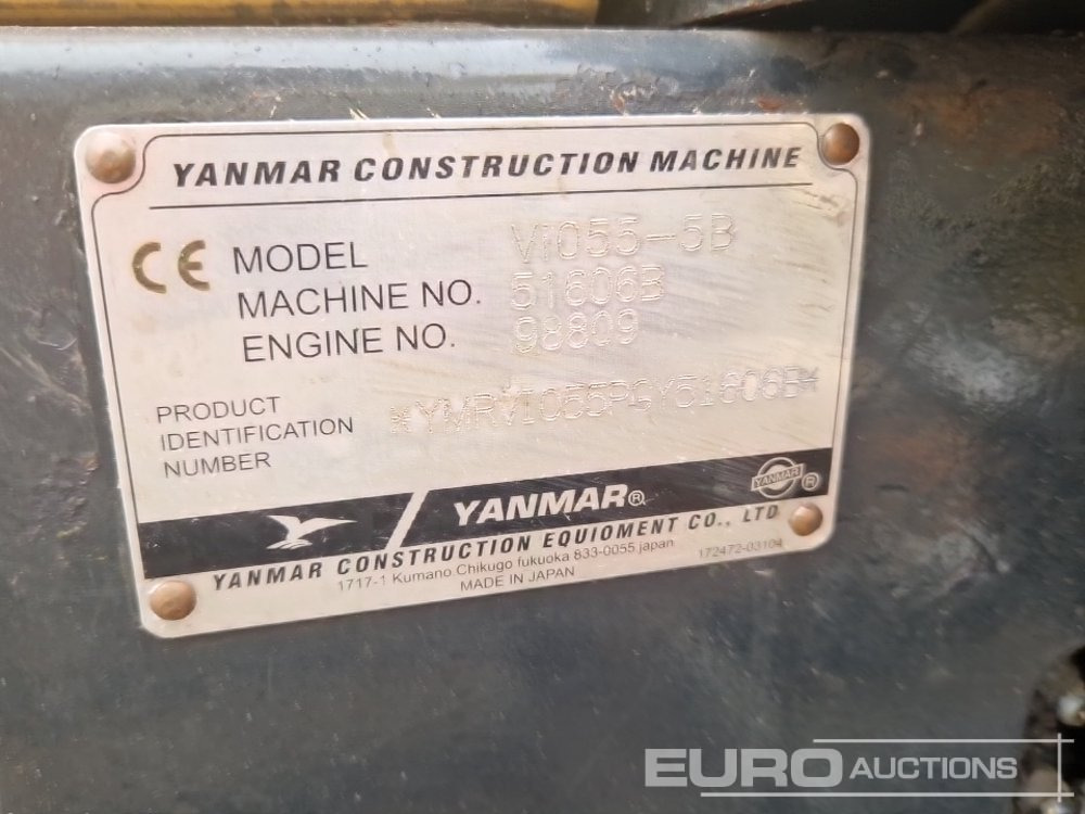 Mini excavator Yanmar Vi055-5B: picture 48