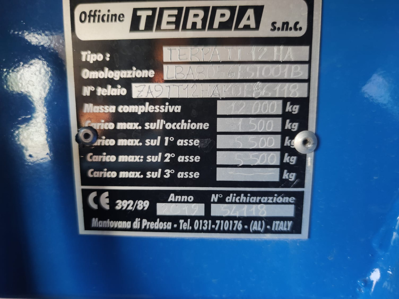 Rimorchio per vendemmia usato Terpa TT 12 HA - Farm trailer: picture 4 Rimorchio per vendemmia usato Terpa TT 12 HA - Farm trailer: picture 4