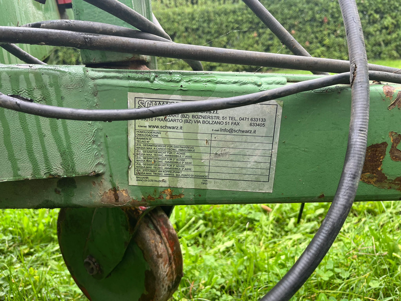 Rimorchio usato Schwarz t6057 - Farm platform trailer: picture 4 Rimorchio usato Schwarz t6057 - Farm platform trailer: picture 4