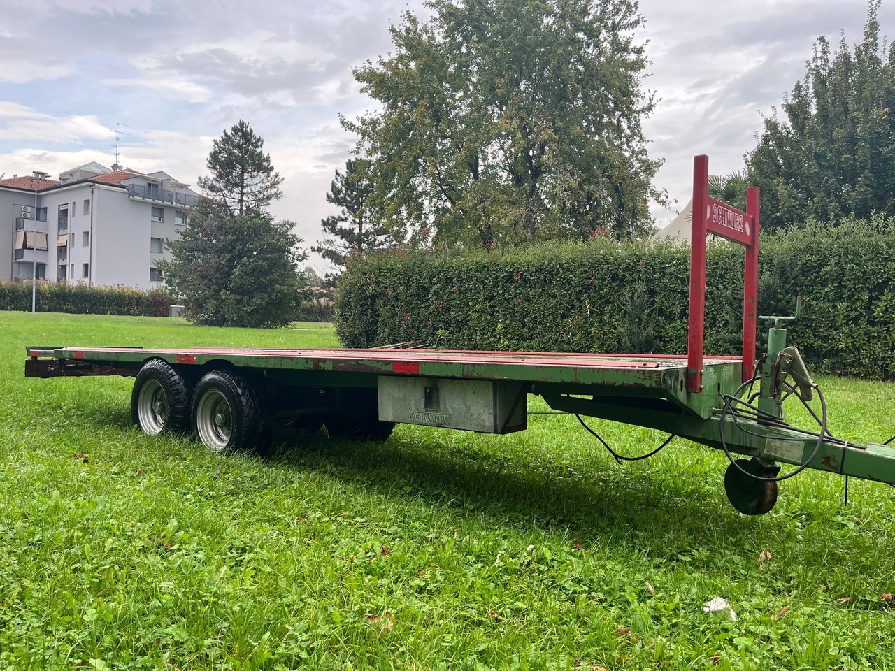 Rimorchio usato Schwarz t6057 - Farm platform trailer: picture 2 Rimorchio usato Schwarz t6057 - Farm platform trailer: picture 2