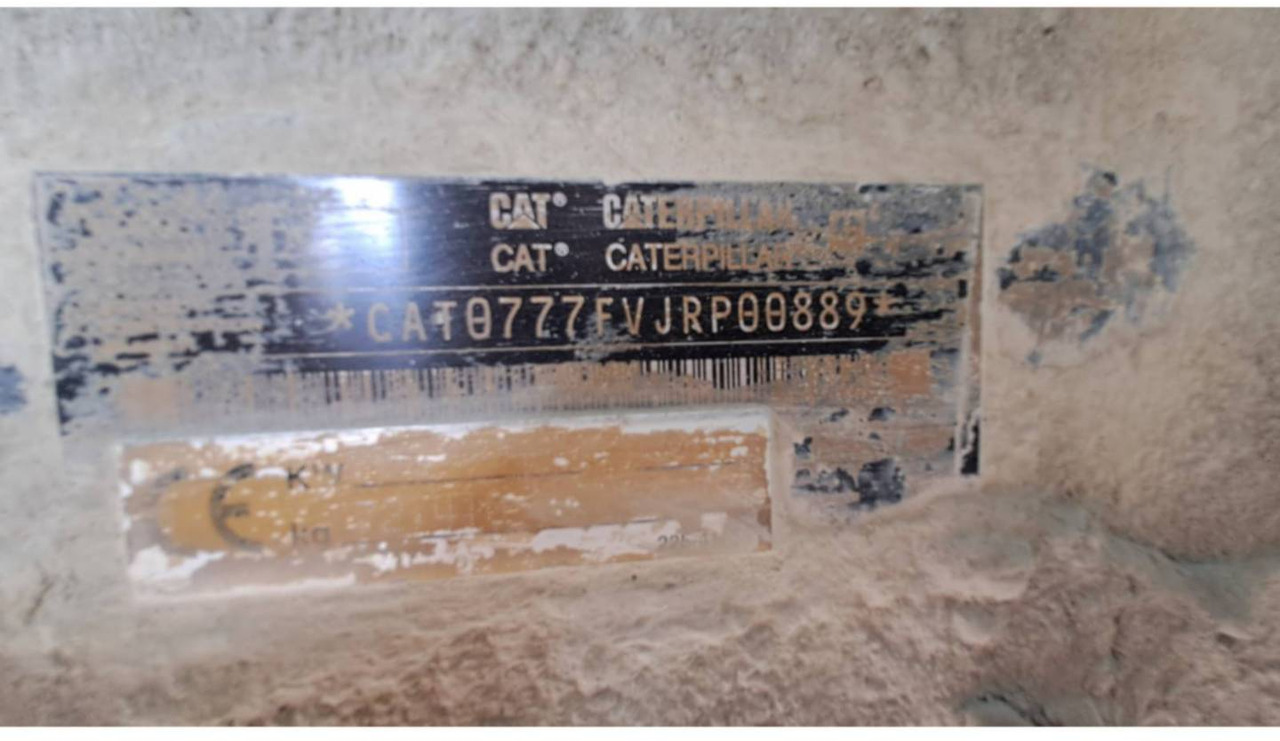 Rigid dumper/ Rock truck CAT 777F: picture 6