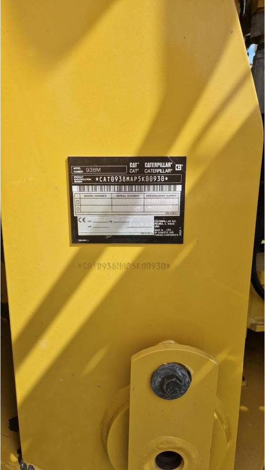 CAT 938M - Wheel loader: picture 5 CAT 938M - Wheel loader: picture 5