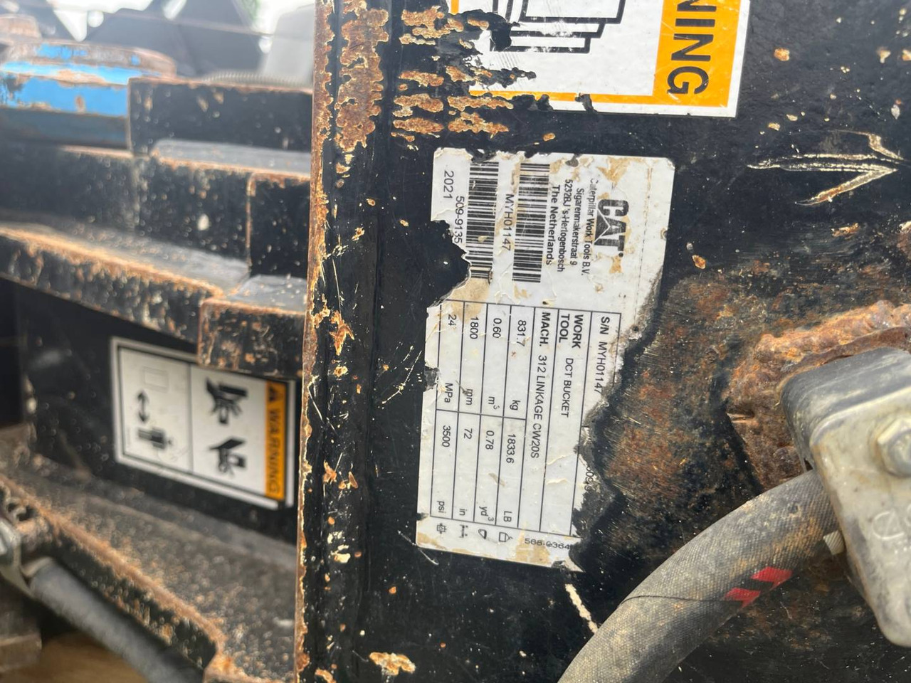 CAT CW20S/1800MM/0.6M3 - Excavator bucket: picture 2 CAT CW20S/1800MM/0.6M3 - Excavator bucket: picture 2